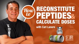 How to reconstitute peptides and calculate doses [upl. by Dachi]