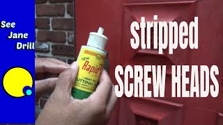 How to Remove Damaged and Rusted Screws FAST [upl. by Dacy]