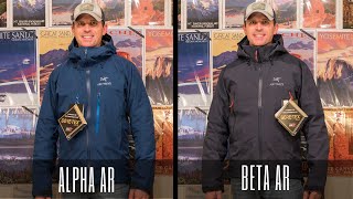 Comparing the Arcteryx Alpha AR and Beta AR Jackets [upl. by Ilehs]