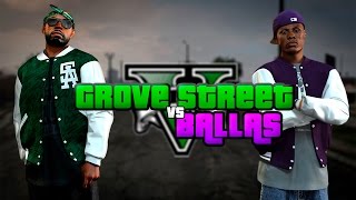 GTA V  GROVE STREET VS BALLAS [upl. by Carol]