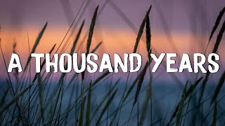 A Thousand Years  Christina Perri Lyrics  Adele Keane Mix Lyrics [upl. by Goldstein]