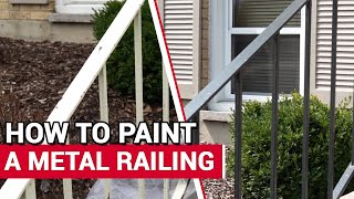 How To Paint A Wrought Iron Railing  Ace Hardware [upl. by Ignacia345]