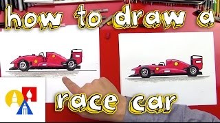 How To Draw A Race Car [upl. by Trixy]