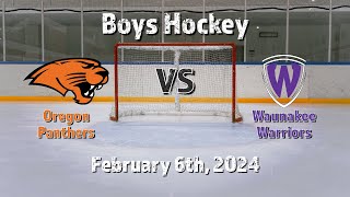 Boys Hockey Oregon vs Waunakee 2624 [upl. by Boykins128]