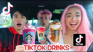 Testing VIRAL TikTok SECRET Drinks MUST HAVE [upl. by Adniram]