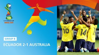 Ecuador v Australia  FIFA U17 World Cup Brazil 2019  Match Highlights [upl. by Anatnas589]