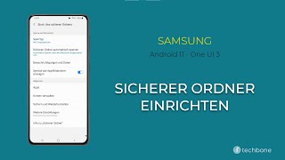 Sicherer Ordner einrichten  Samsung Android 11  One UI 3 [upl. by Ahseikram324]