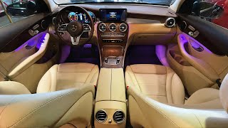 2022 MercedesBenz GLC SUV  INTERIOR Details [upl. by Fokos]