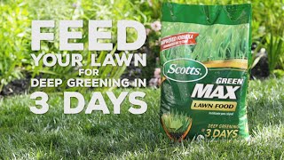 How to Get a Greener Lawn Using Scotts® Green MAX [upl. by Courtland]