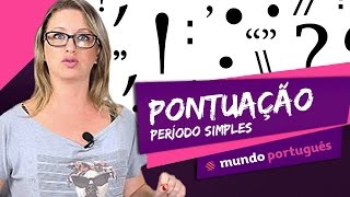 Pontuação período simples  Gramática  Português  ENEM [upl. by Cattan]