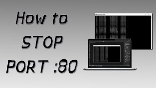 How To STOPDISABLE PORT 80 [upl. by Aisirtap]