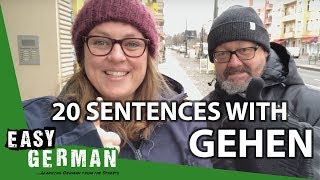 20 Sentences with the Verb quotgehenquot  Super Easy German 58 [upl. by Katlin]