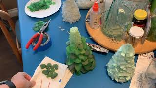 Sea Glass Tree Tutorial [upl. by Norek]