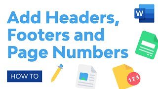 Adding Page Numbers in Word for Beginners [upl. by Ahl527]