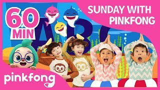 Baby Shark Dance and more  Sunday with Pinkfong  Compilation  Pinkfong Songs for Children [upl. by Tinor]