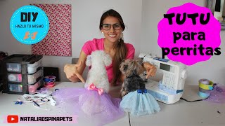 COMO HACER UN TUTU PARA PERROS DIYMASCOTAS [upl. by Daveta]