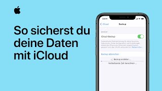 So erstellst du ein Backup deines iPhone iPad oder iPod touch in iCloud – Apple Support [upl. by Shoshanna]