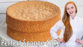 How to Make the PERFECT Sponge Cake EASY NoFail Recipe [upl. by Floridia895]