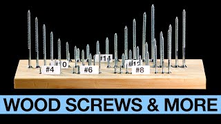 Wood Screw Sizes Explained  A Beginners Guide [upl. by Hofmann]