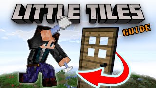 Basic Door Animation Tutorial  Beginner Little Tiles 15 Guide [upl. by Aisila]