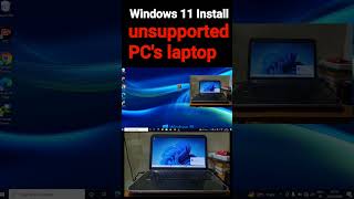 How To Install Windows 11 unsupported PC s Laptops [upl. by Nillok]