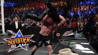 The Undertaker vs Brock Lesnar SummerSlam 2015 [upl. by Josh]