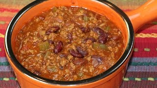 Chili Recipe  How to Make Homemade Chili [upl. by Ellwood]