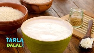 How to Make a Perfect Dosa Batter Basic South indian Batter Recipe for Idli and Dosa by Tarla Dalal [upl. by Fermin]