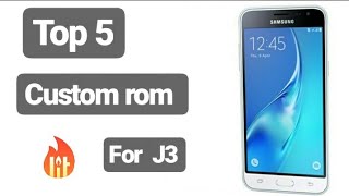 Top 5 custom rom for J3  Custom rom j3 2016 [upl. by Yttik664]