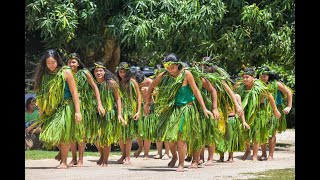 Traditional Polynesian dance  MANGAREVA ISLAND French Polynesia [upl. by Rieth213]