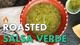 An Authentic Roasted Salsa Verde Recipe from Oaxaca  Mexican Cooking Academy [upl. by Ransome943]