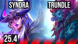 SYNDRA vs TRUNDLE TOP  EUW Diamond  254 [upl. by Ash326]