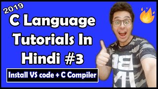 Install amp Configure VS Code With C Compiler C Tutorial In Hindi 3 [upl. by Einnus]