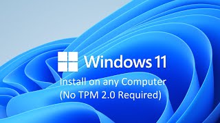 How to install Windows 11 on unsupported PC [upl. by Annej]