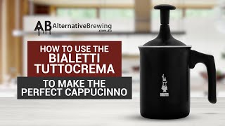 How to Use the Bialetti Tuttocrema Milk Frother [upl. by Elleirol]