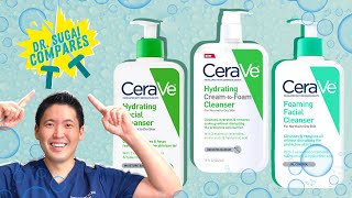 Dr Sugai Compares CeraVe Cleansers [upl. by Leva]