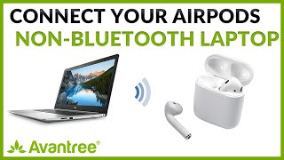 How to Connect AirPods to Windows PC  Avantree Leaf USB Bluetooth Dongle [upl. by Zaneta]