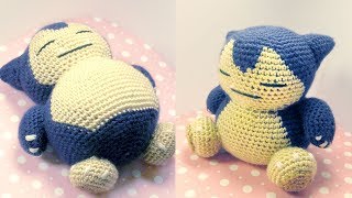 Snorlax Amigurumi Crochet Tutorial Part 1 [upl. by Ortrud]