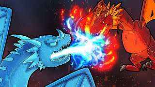 Ice vs Fire Minecraft Dragons [upl. by Ykcub]