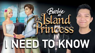 I Need To Know Prince Antonio Part Only  Karaoke  Barbie as The Island Princess [upl. by Winni]