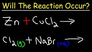 Chemistry  Will The Reaction Occur [upl. by Annadiane997]