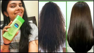 Vaseline Hair Spa  How Vaseline helps with Dry Frizzy Hair  Quick Hair Routine [upl. by Salomone397]