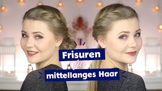 Frisuren für mittellange Haare I DominoKati [upl. by Ecinej736]