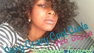 Natural Hair Perfect Curly Afro Tutorial [upl. by Bluh796]