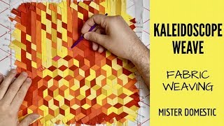 Kaleidoscope Weave  Fabric Weaving with Mx Domestic [upl. by Cleavland]