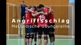 Angriffschlag im Volleyball  Methodische Übungsreihe [upl. by Adniral]