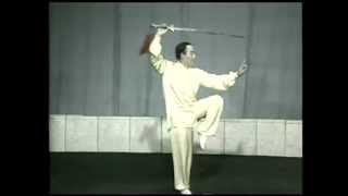 32式太極劍（全套演練  李德印）Taiji sword  32 forms full demonstration  Li Deyin） [upl. by Anallij]