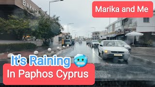 Raining in Paphos Cyprus Today [upl. by Ela]