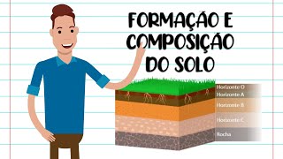 FORMAÇÃO E COMPOSIÇÃO DO SOLO [upl. by Sundin]