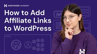 How to Add Affiliate Links to WordPress [upl. by Ahsik]